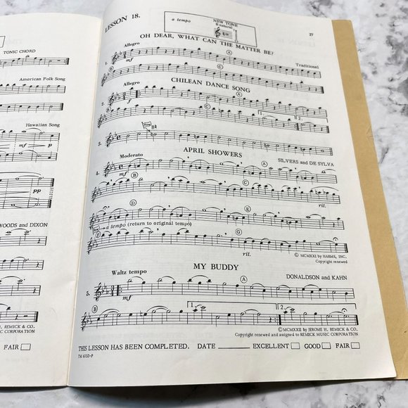 The Band Booster Book 1 John Kinyon A Method For The Beginning Band 1960 - Picture 8 of 8